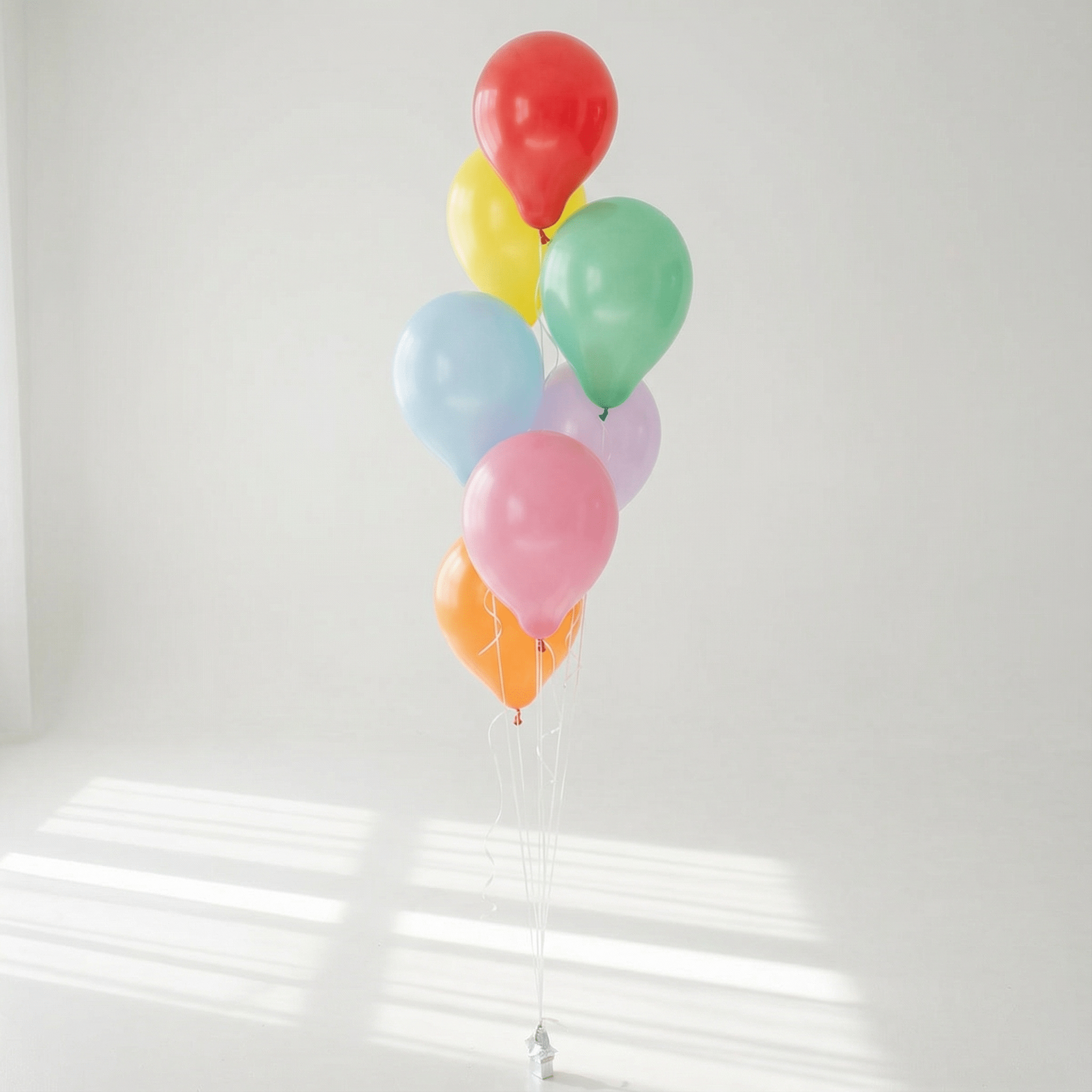 Ballongbukett Klassisk Fargemix - Ballonglevering.no