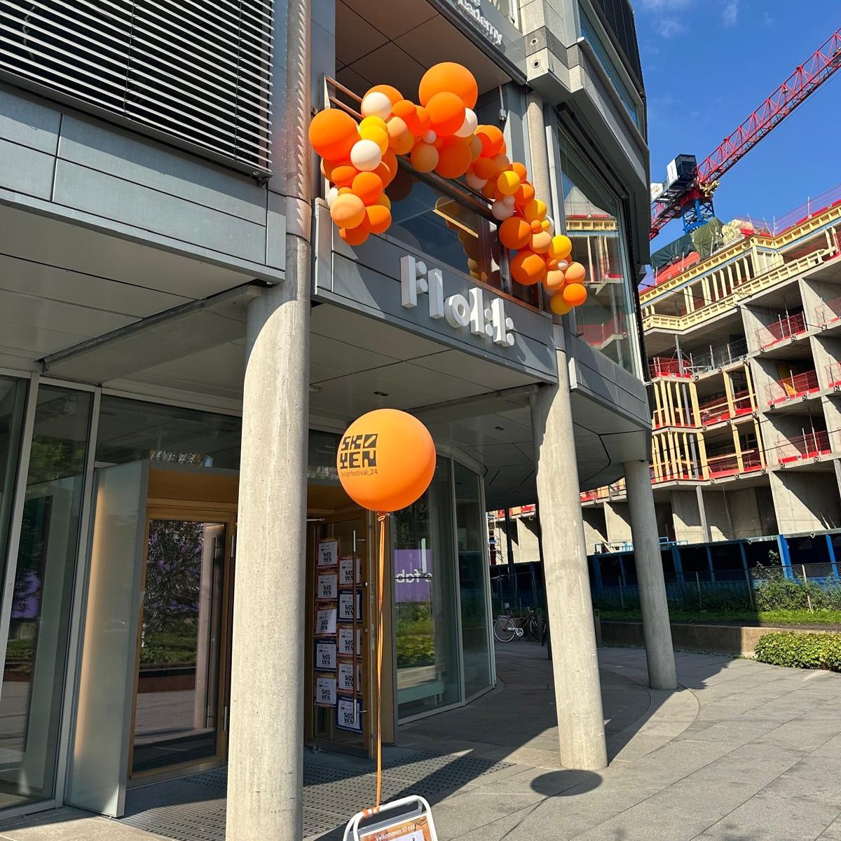 Ballonggirlander - Velg farge og lengde - Ballonglevering.no