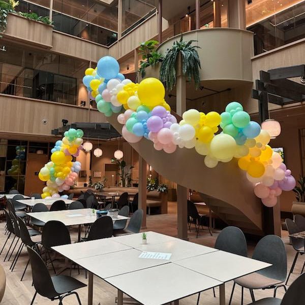 Ballonggirlander - Velg farge og lengde - Ballonglevering.no