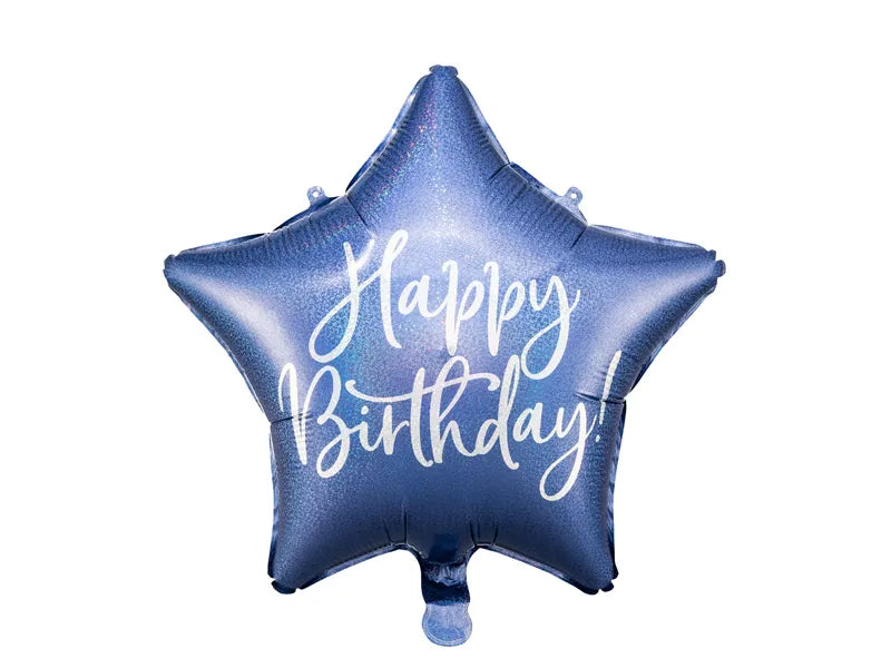 Happy Birthday Stjerne Folieballong