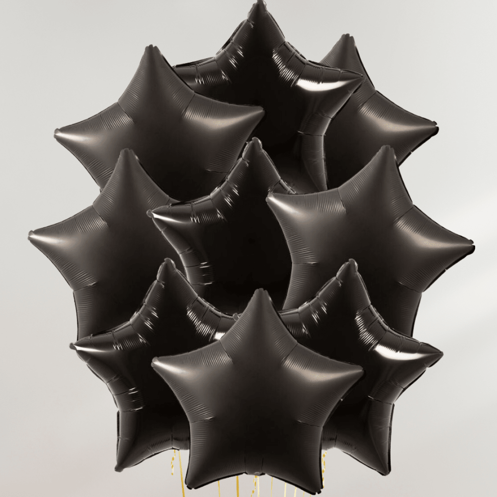 Black Star Ballongbukett - Ballonglevering.no