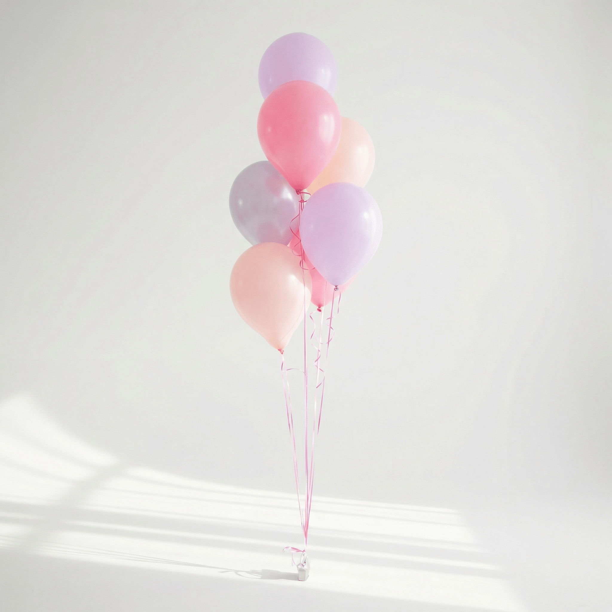 Blush Lavender Ballongbukett - Ballonglevering.no