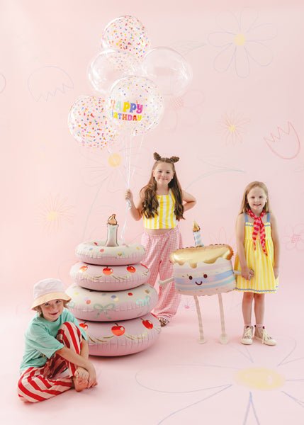 Bubble Ballong med Prikker 60 cm - Ballonglevering.no