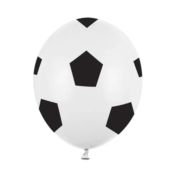 Fotballballong i lateks ferdig fylt med helium — levert på døra av Ballonglevering