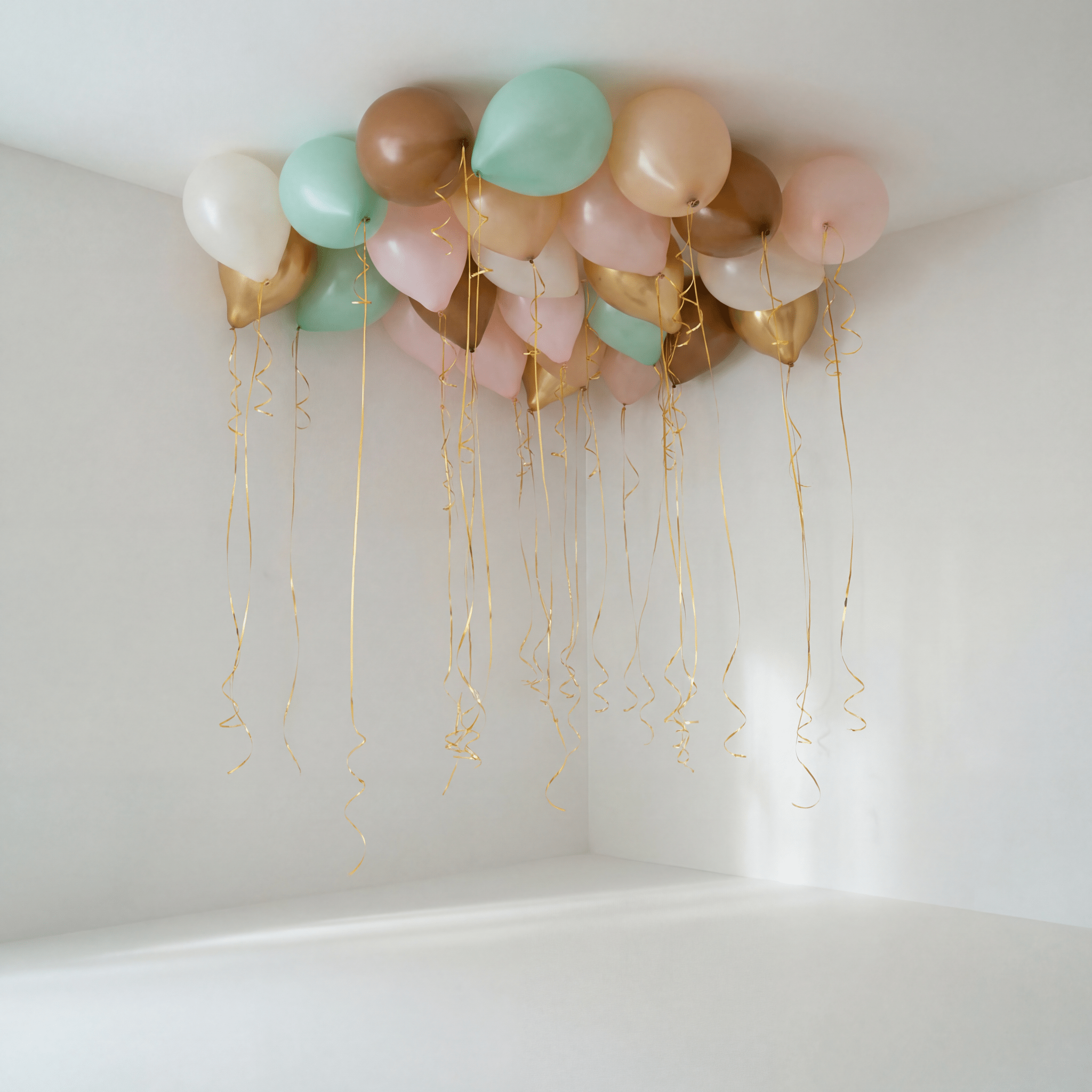 Golden Pastels Takballonger - Ballonglevering.no