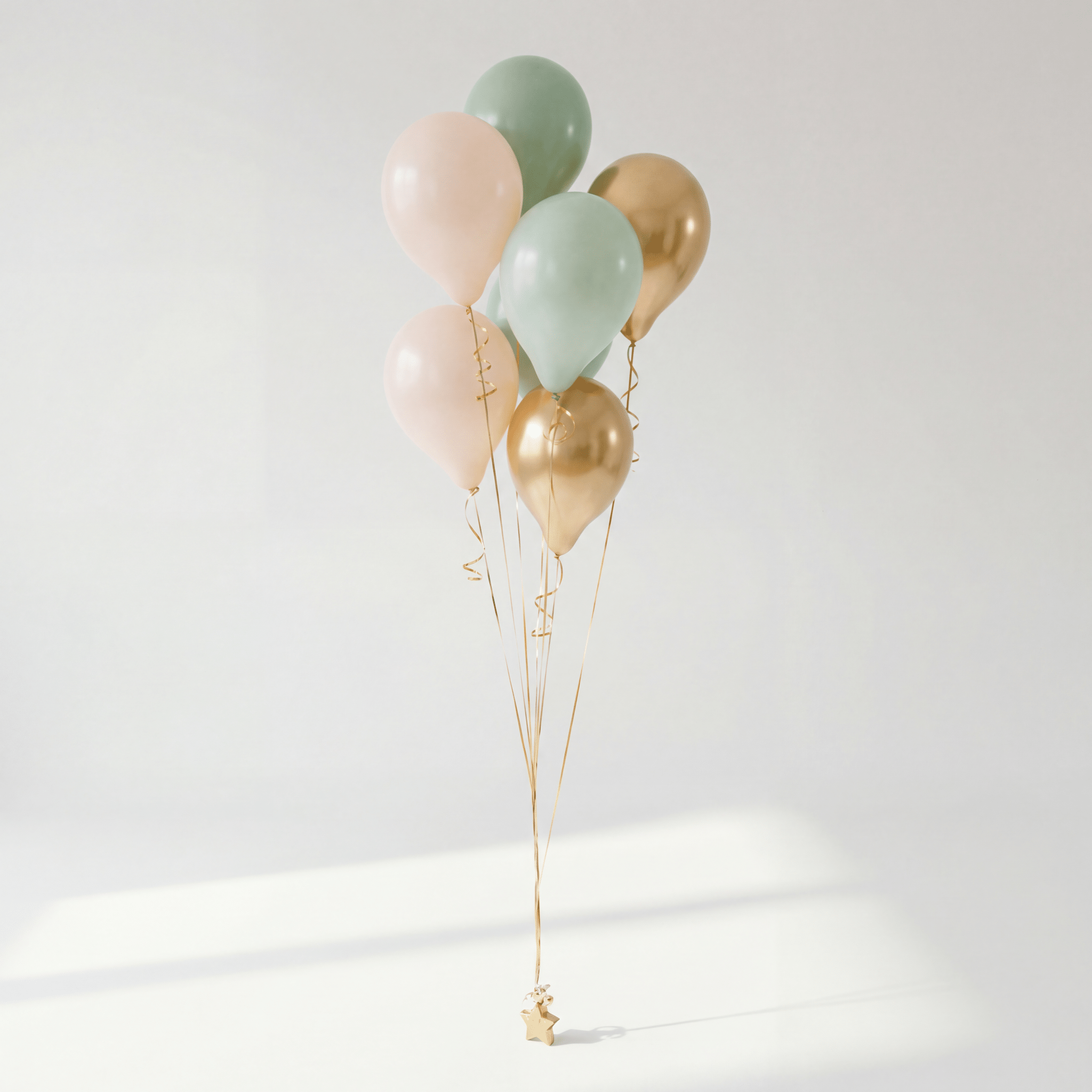 Golden Sage Ballongbukett - Ballonglevering.no