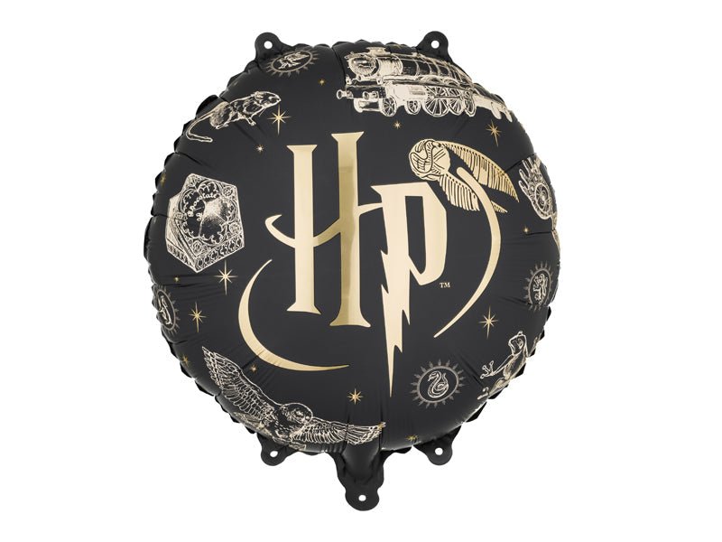 Harry Potter Folieballong Sort 35 cm - Ballonglevering.no