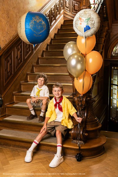 Harry Potter Galtvort-våpen Folieballong Beige 35 cm - Ballonglevering.no