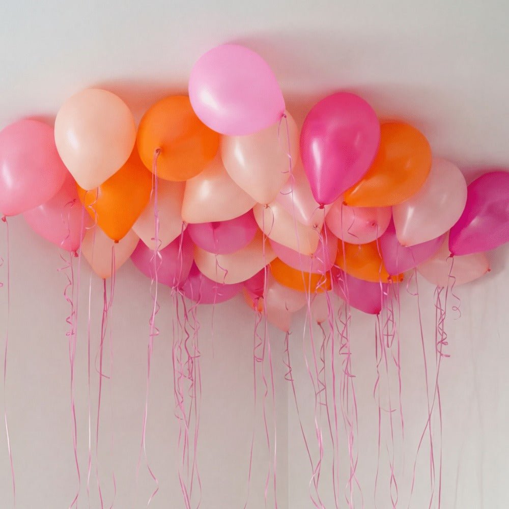 Ibiza Pink Takballonger - Ballonglevering.no