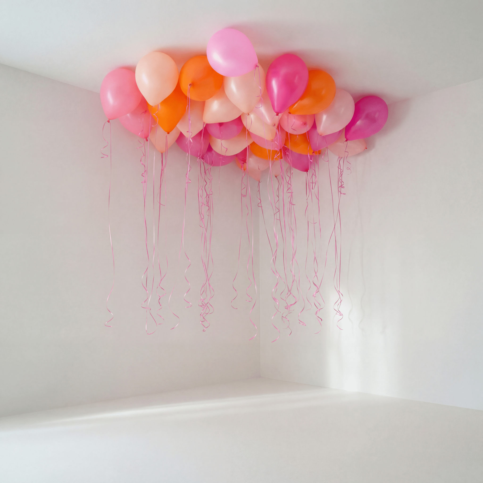 Ibiza Pink Takballonger - Ballonglevering.no