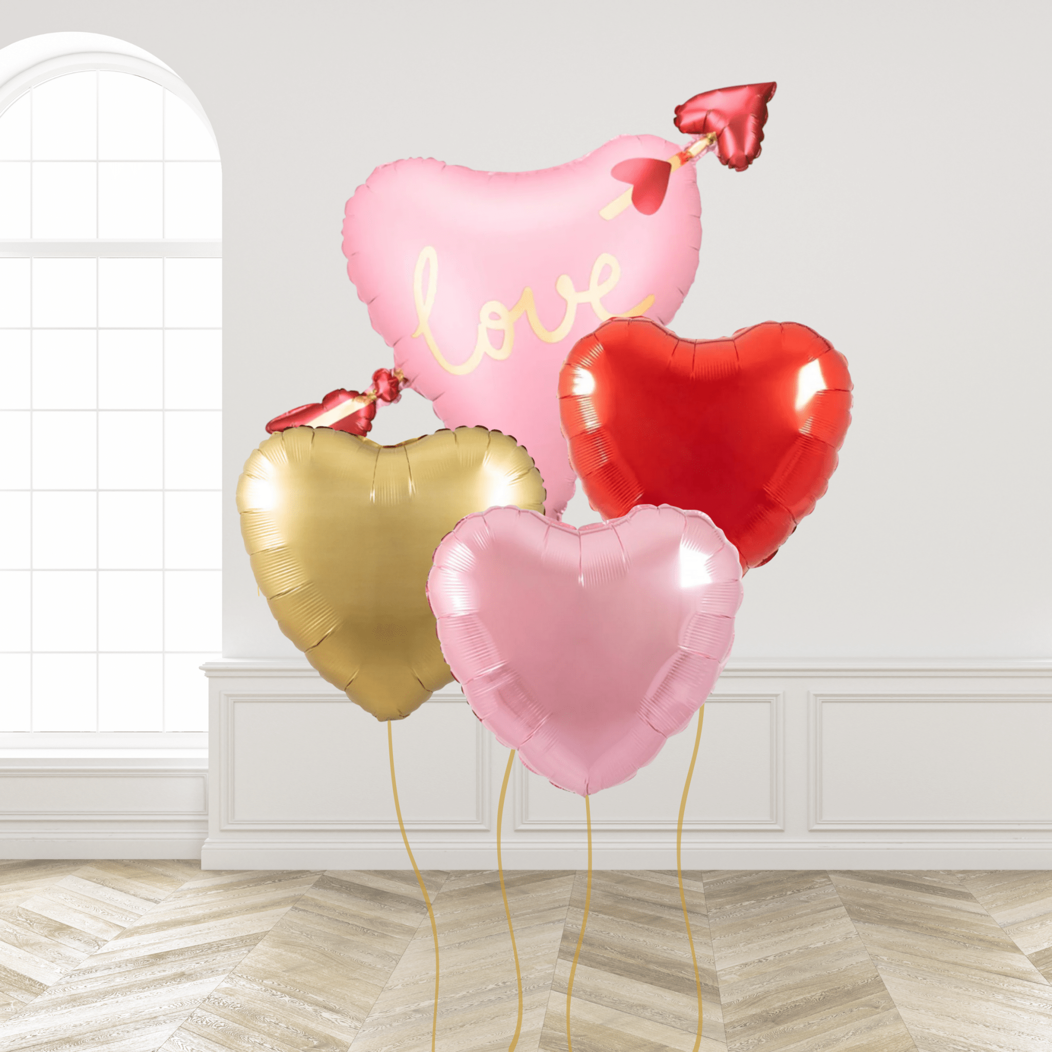 Love ballongbukett - Ballonglevering.no