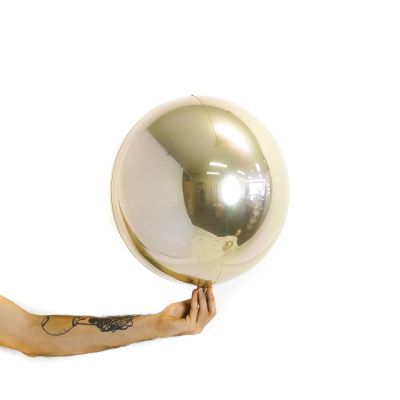 Orbz Folieballong White Gold - Ballonglevering.no