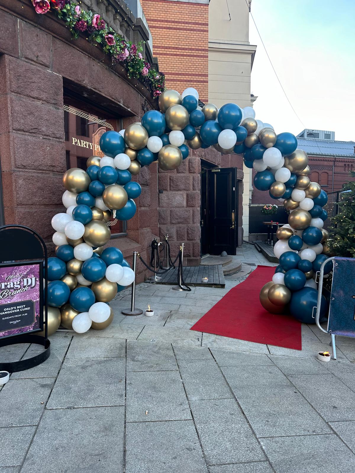 Organisk Ballongbue - Velg farge - Ballonglevering.no