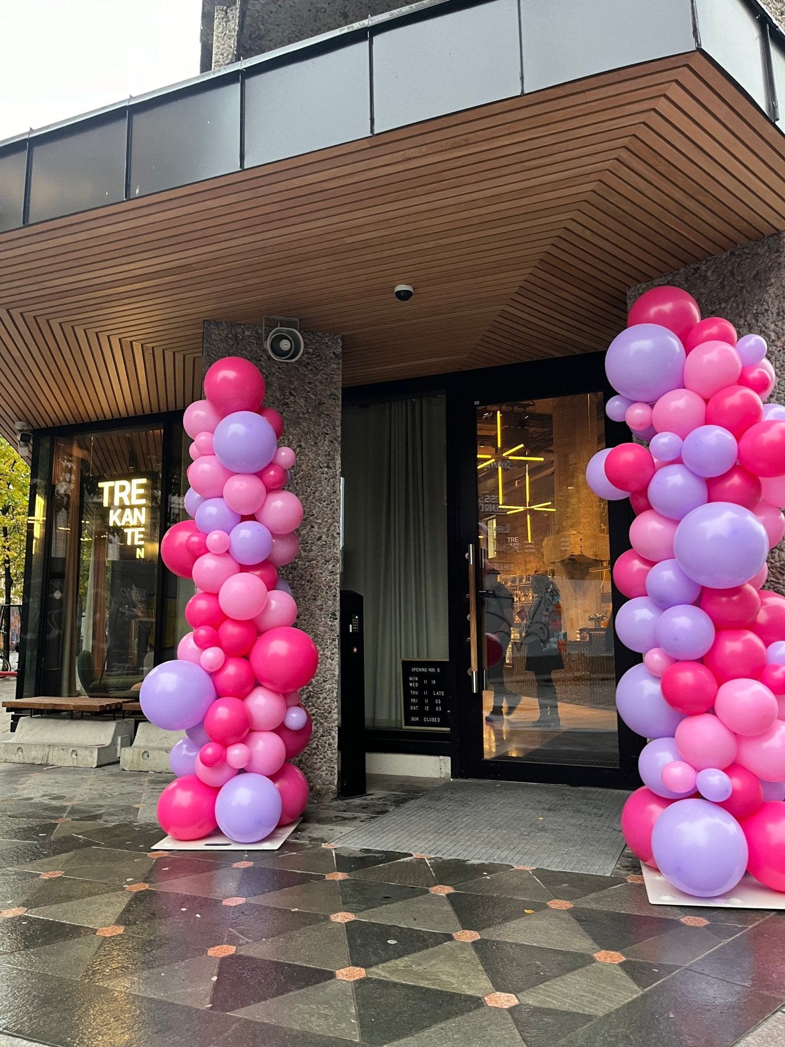 Organisk Ballongsøyle - Velg farger - Ballonglevering.no