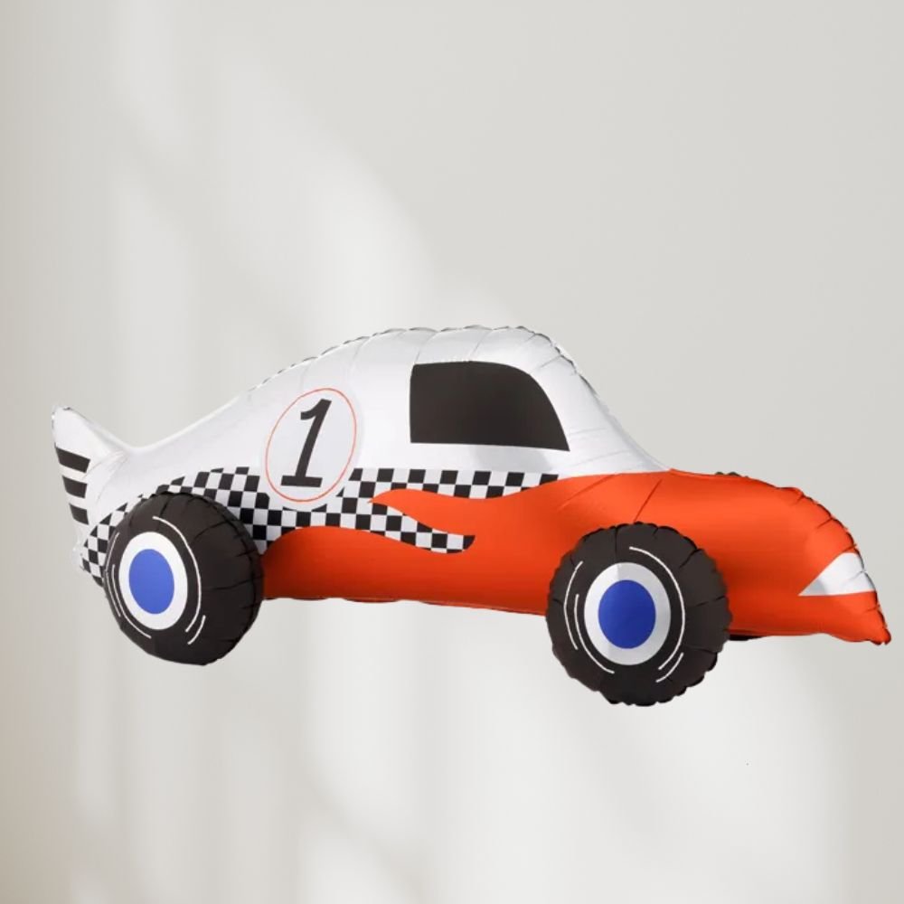 Racerbil Folieballong 90x34 cm - Ballonglevering.no