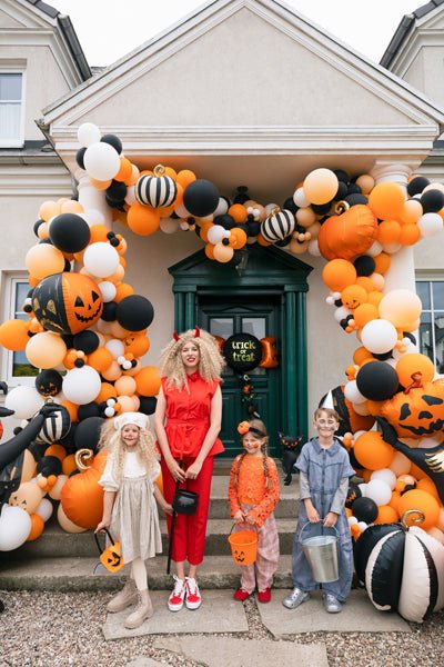 Skumle Gresskar Rund Folieballong – Halloween - Ballonglevering.no