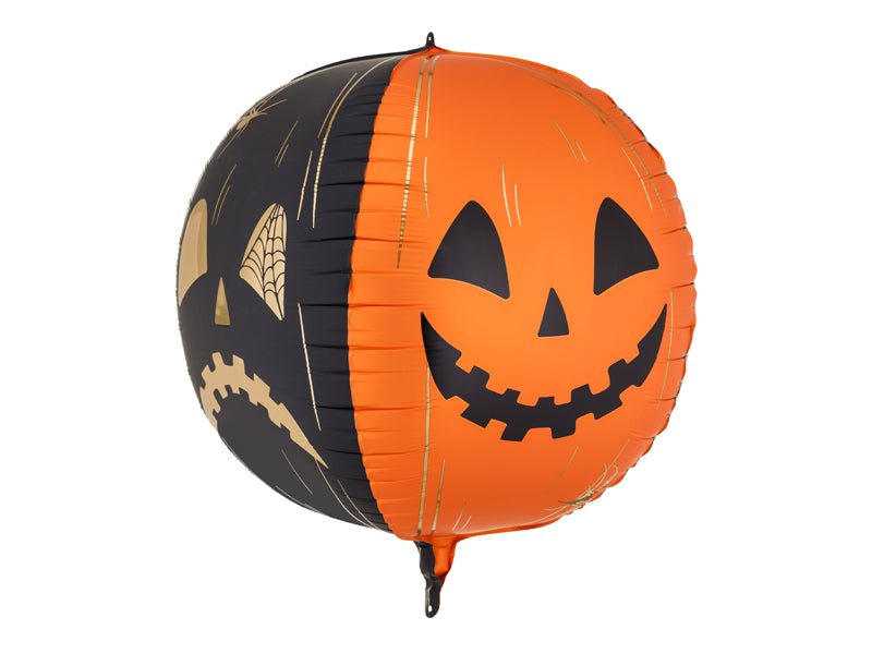 Skumle Gresskar Rund Folieballong – Halloween - Ballonglevering.no