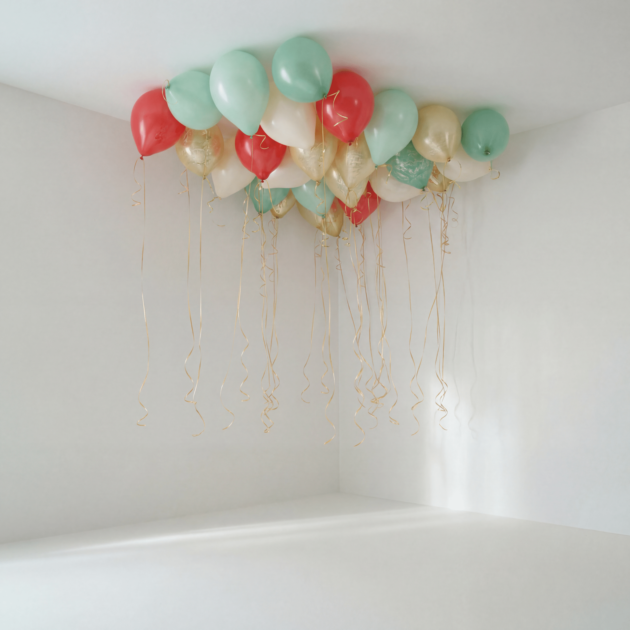 Soft Christmas Takballonger - Ballonglevering.no