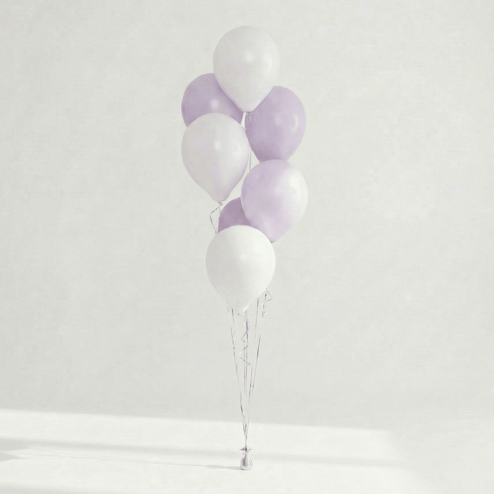 Soft Lavender Ballongbukett - Ballonglevering.no