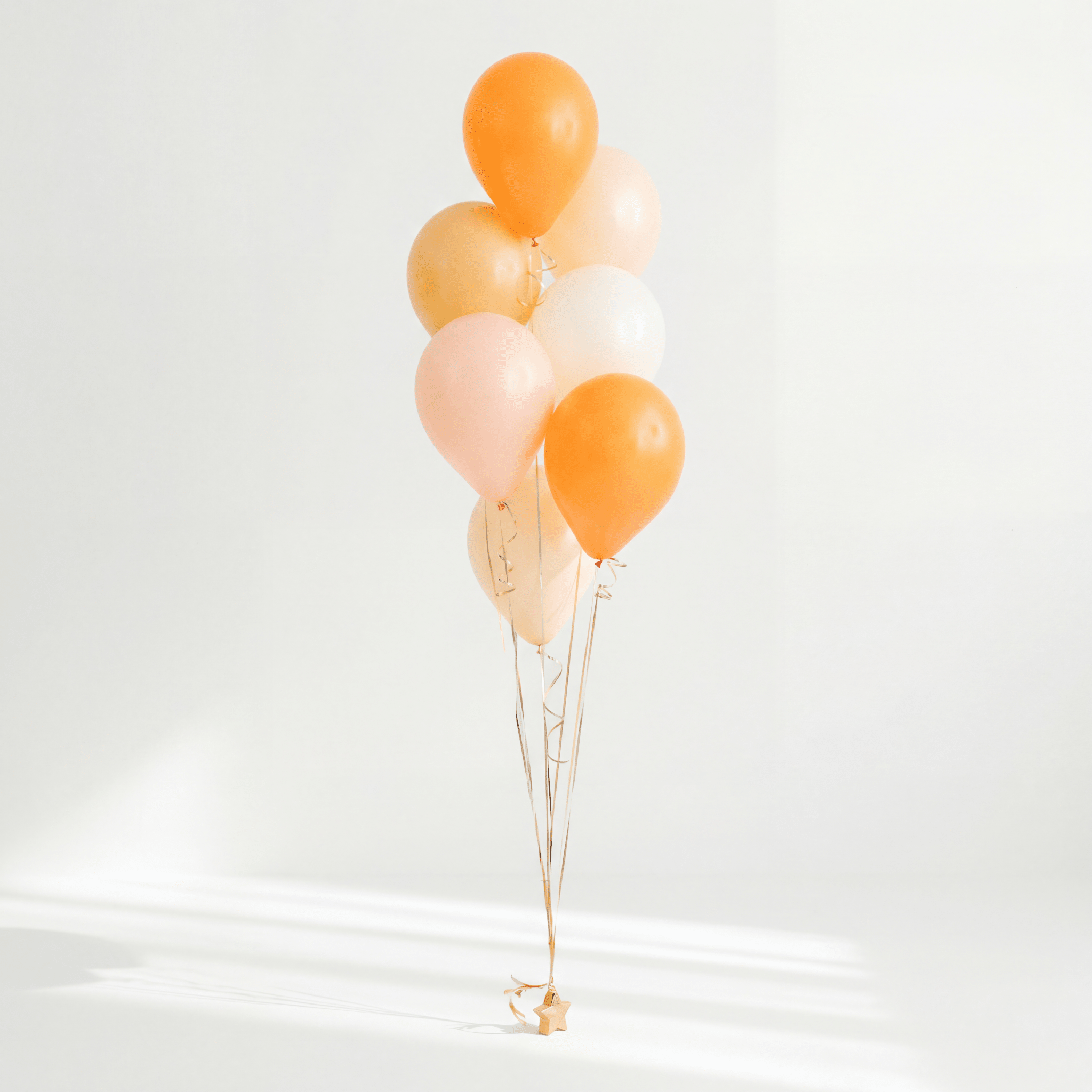 Soft Sunshine Ballongbukett - Ballonglevering.no