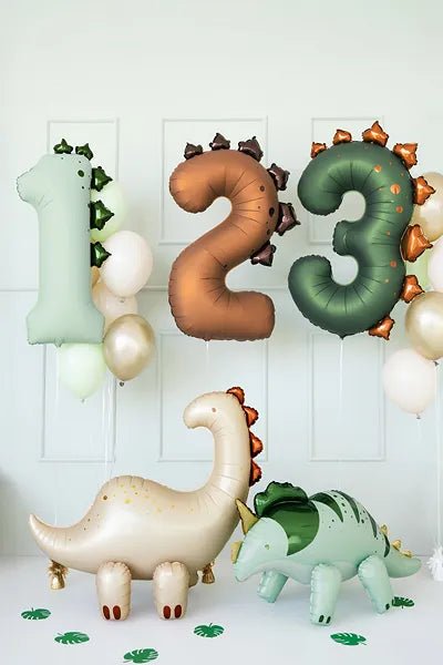 Stående Brontosaurus Folieballong 91x85cm - Ballonglevering.no