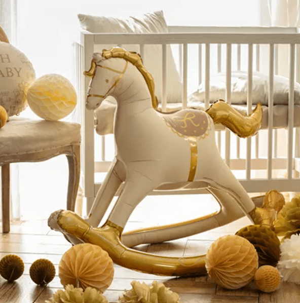 Stående gyngehest folieballong - Ballonglevering.no