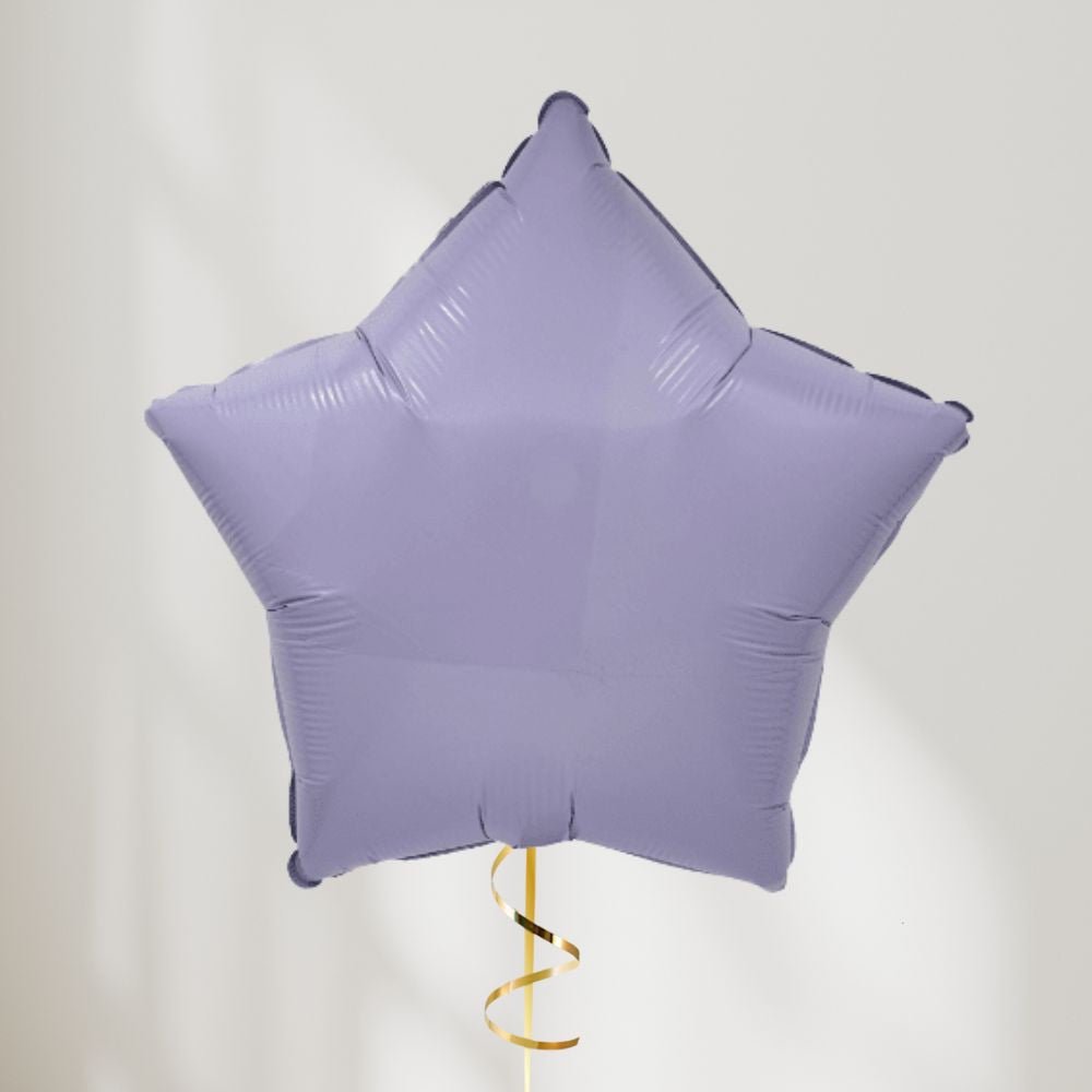 Stjerne Lys lilla Matte - Ballonglevering.no