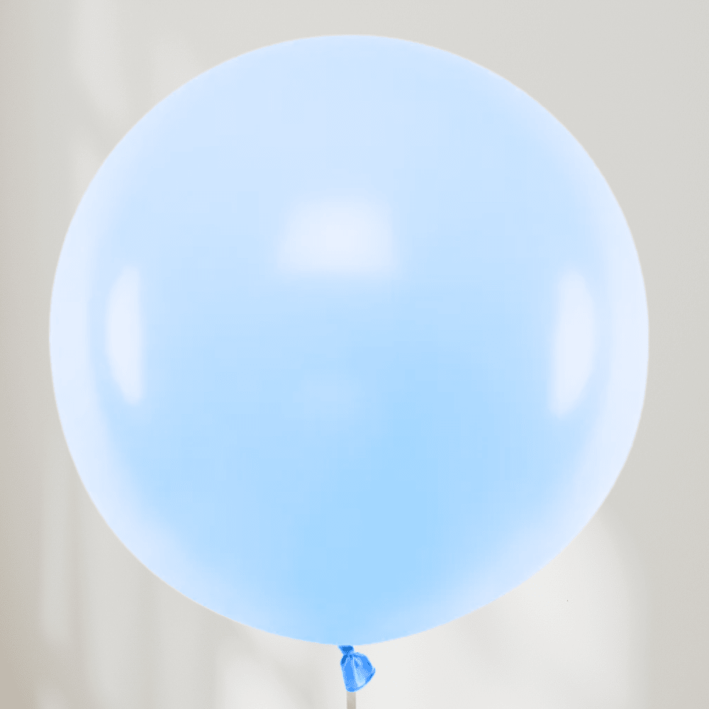 Stor Ballong Baby Blå - Ballonglevering.no