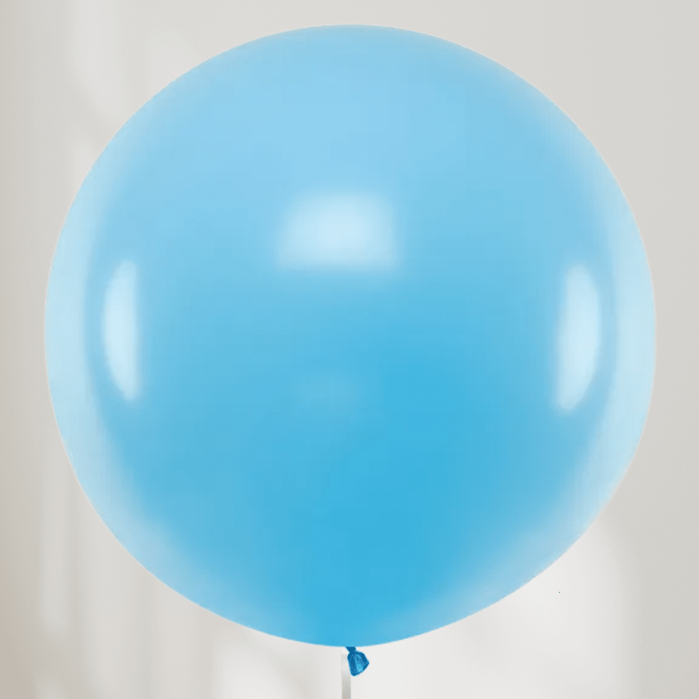 Stor Ballong Lyseblå - Ballonglevering.no