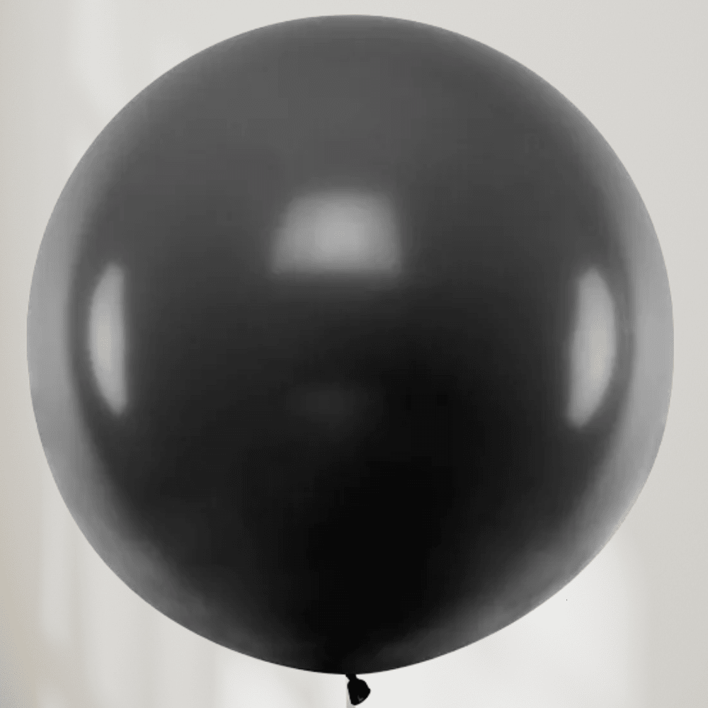 Stor Ballong Svart - Ballonglevering.no