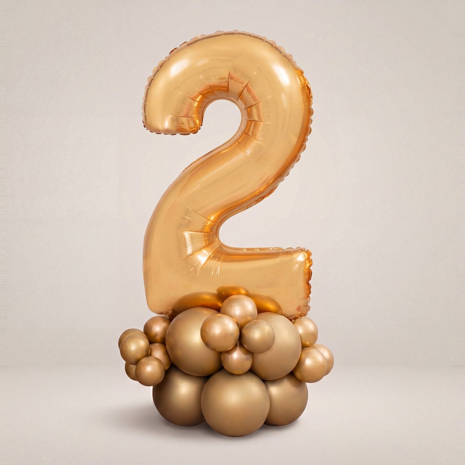 Tall Ballongstack — Klassisk Gull - Ballonglevering.no