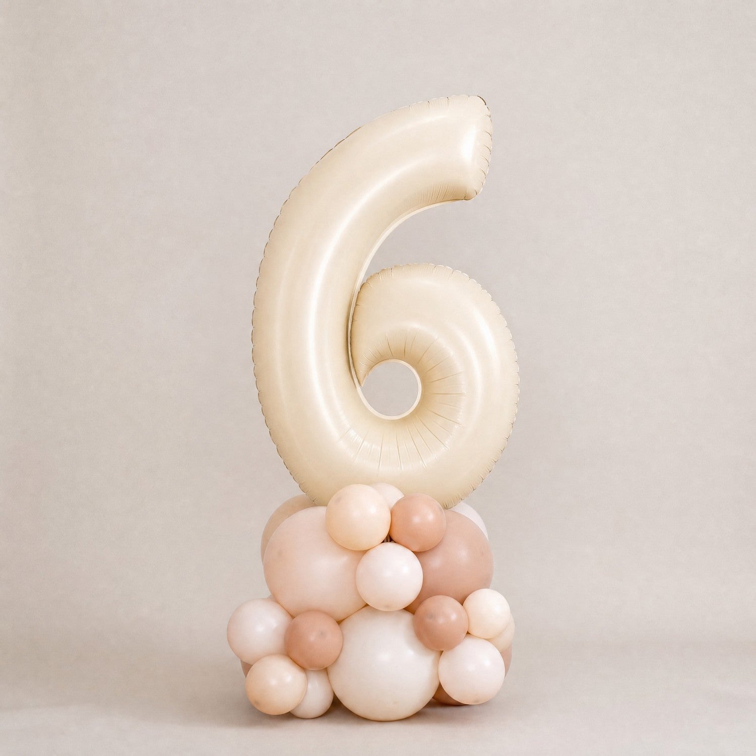 Tall Ballongstack – Kremhvit – tall 6 – Ballonglevering.no