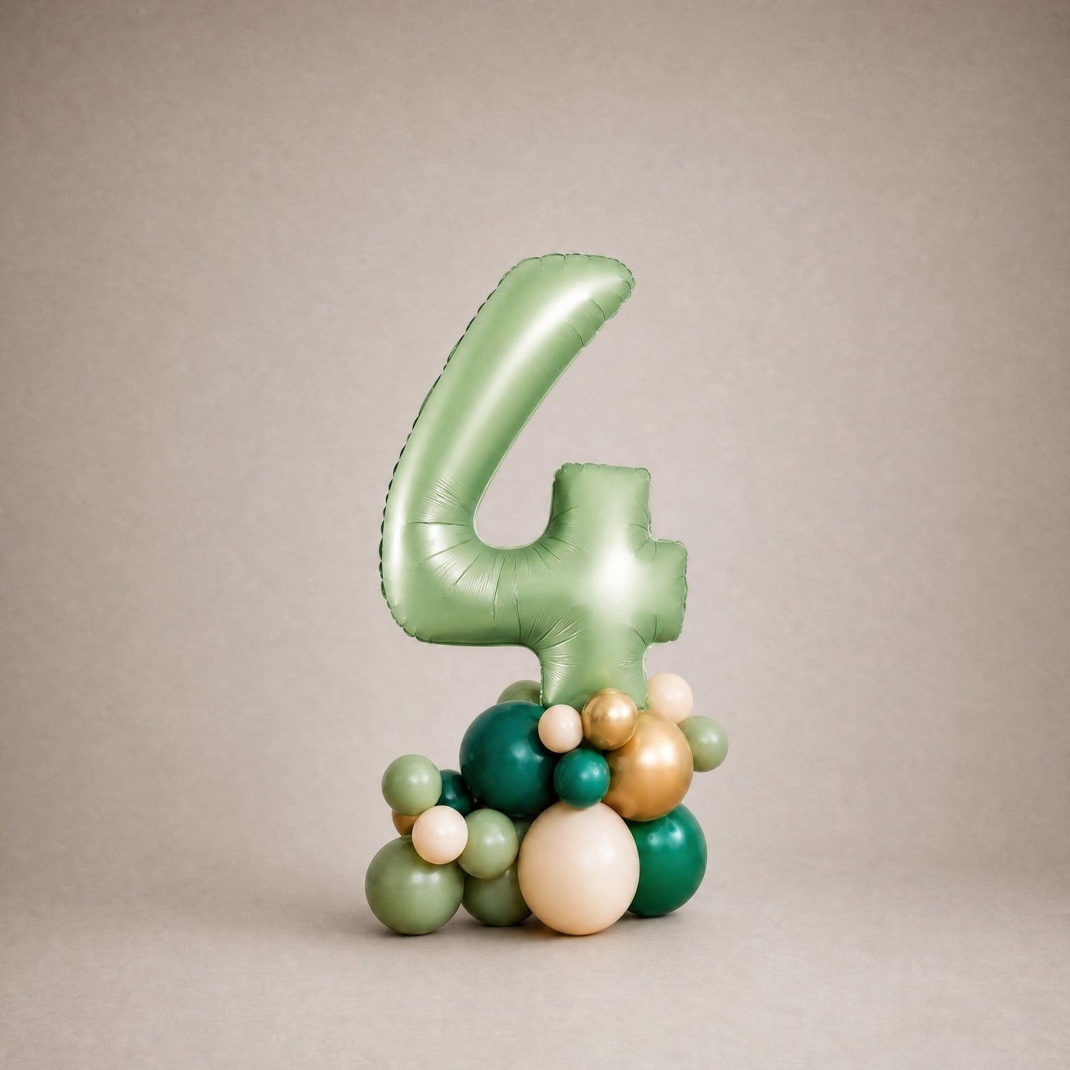 Tall Ballongstack — Salviegrønn - Ballonglevering.no