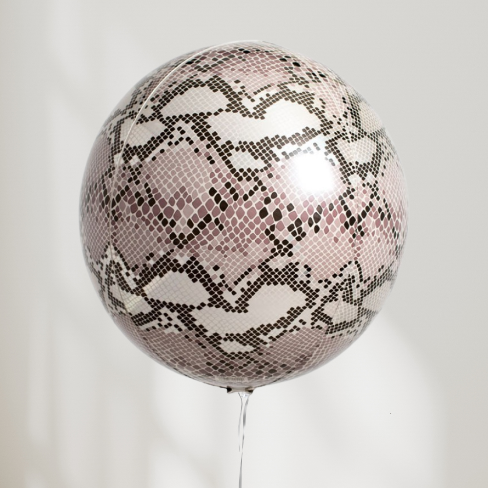 Globe Ballong Slangeskinn