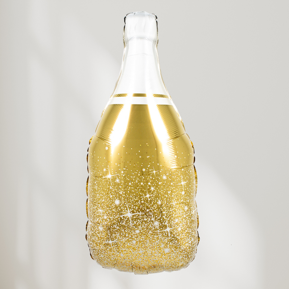 Golden Sparkle Champagne Ballong