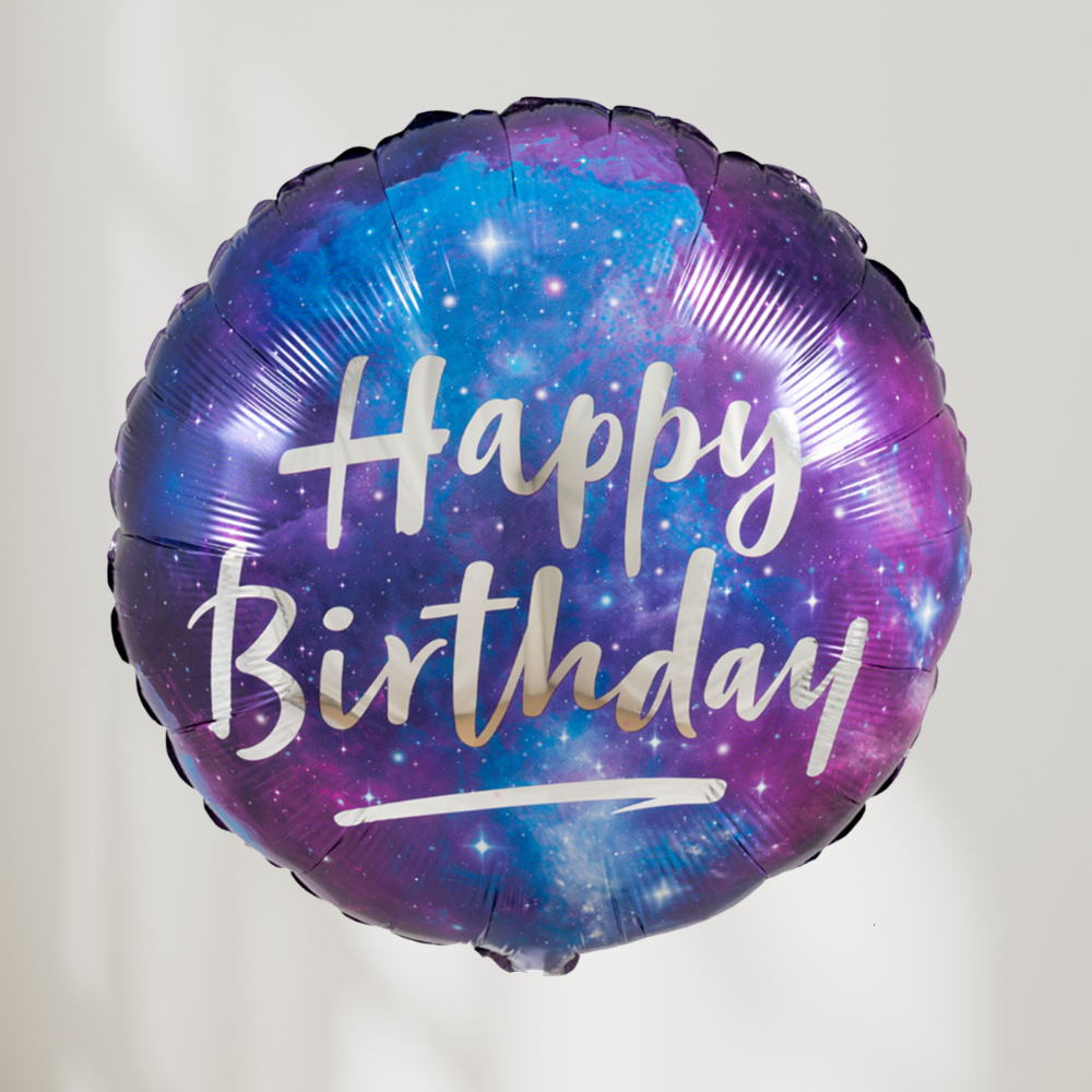 Happy Birthday Verdensrommet Ballong