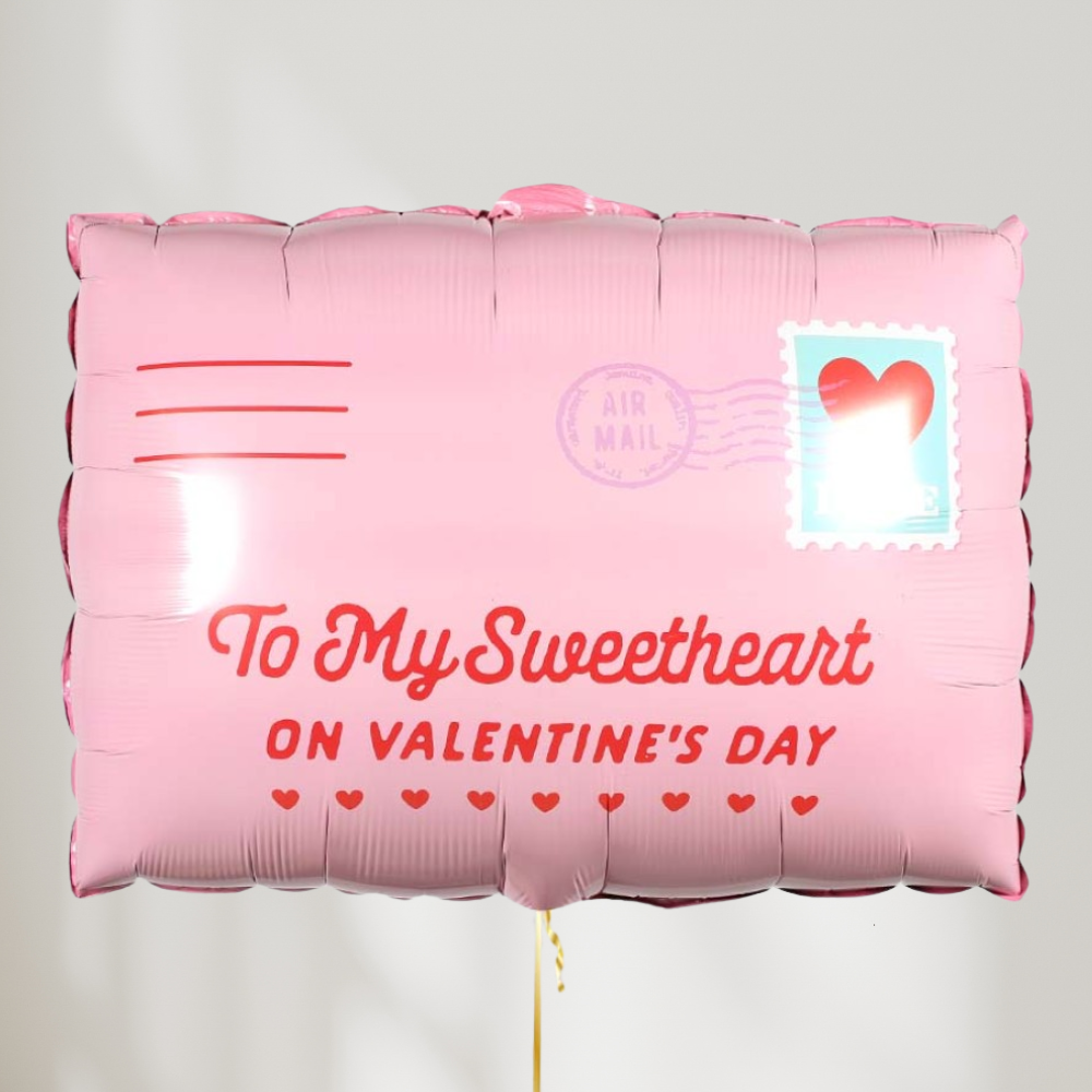 To My Sweetheart Valentines Brev Ballong