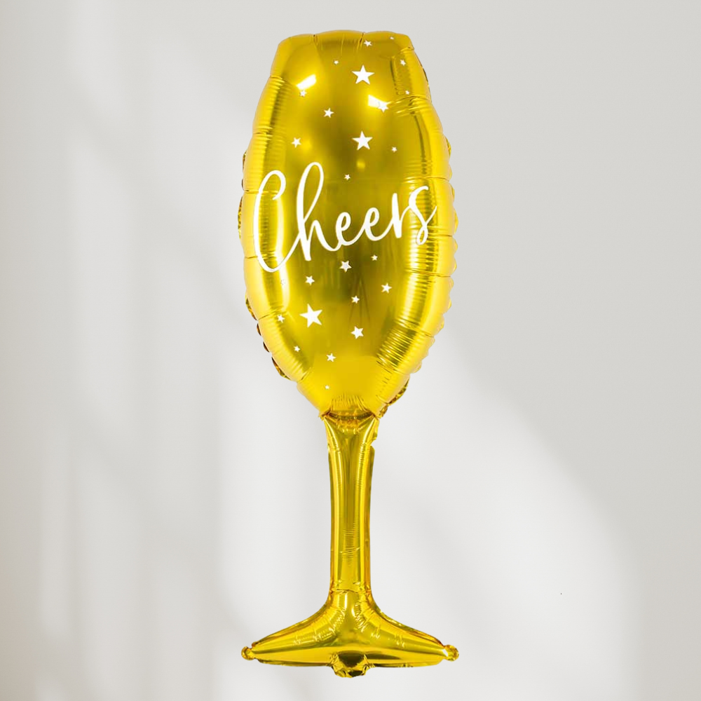 Cheers Champagneglass Ballong