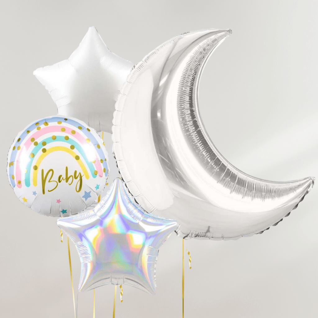 Baby Moon Ballongbukett - Ballonglevering.no