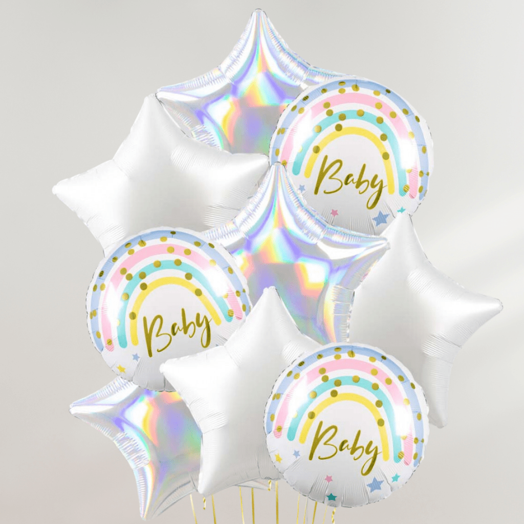 Baby Stars Ballongbukett - Ballonglevering.no