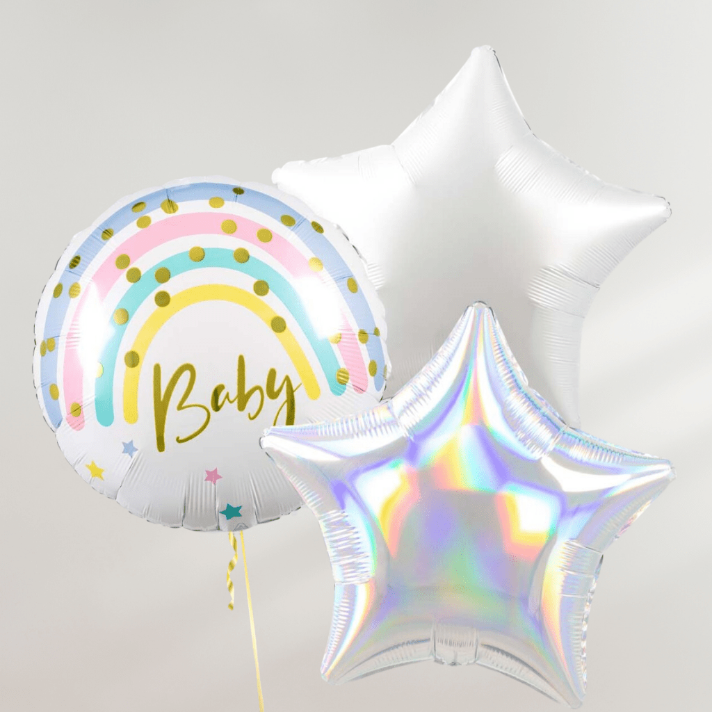 Baby Stars Ballongbukett - Ballonglevering.no