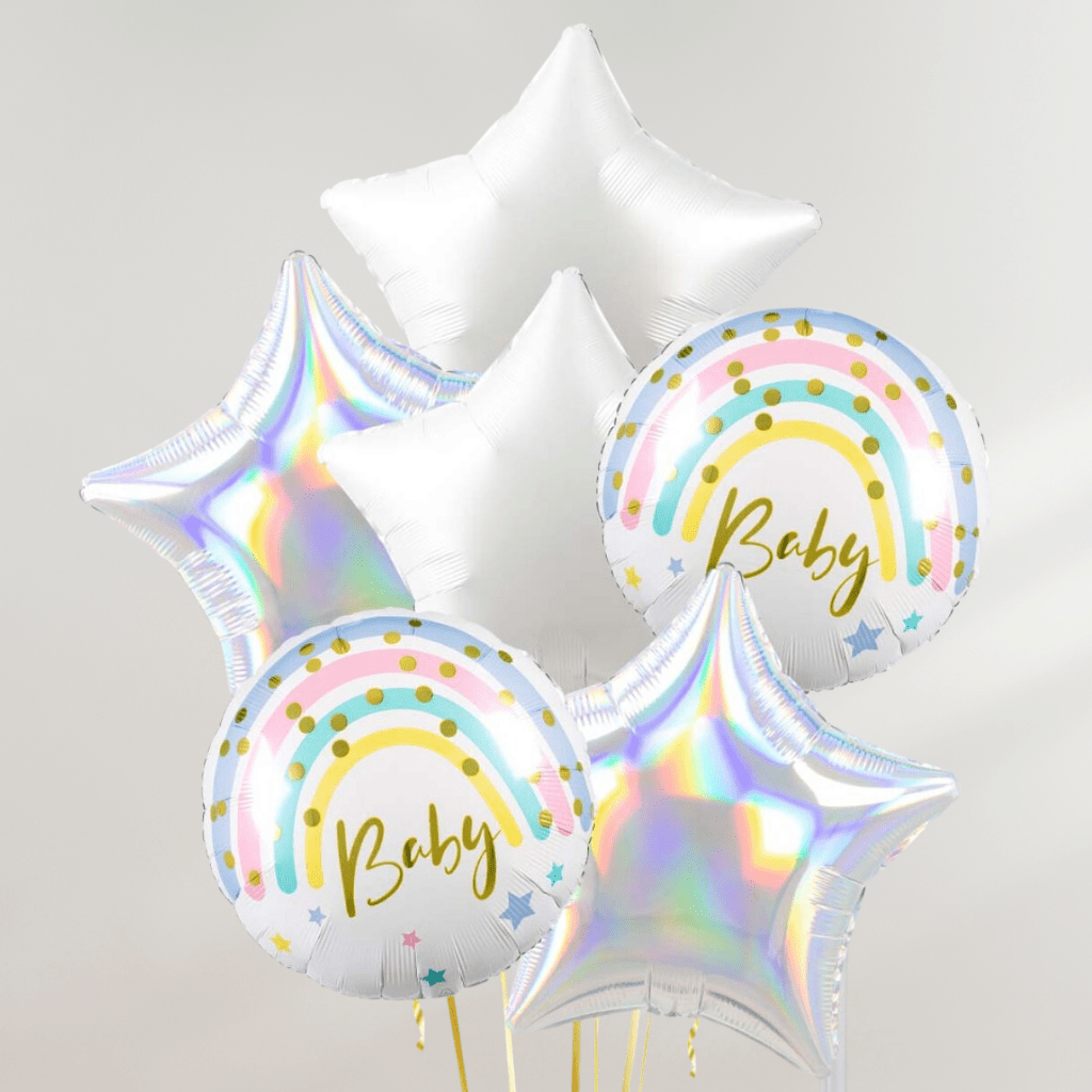 Baby Stars Ballongbukett - Ballonglevering.no