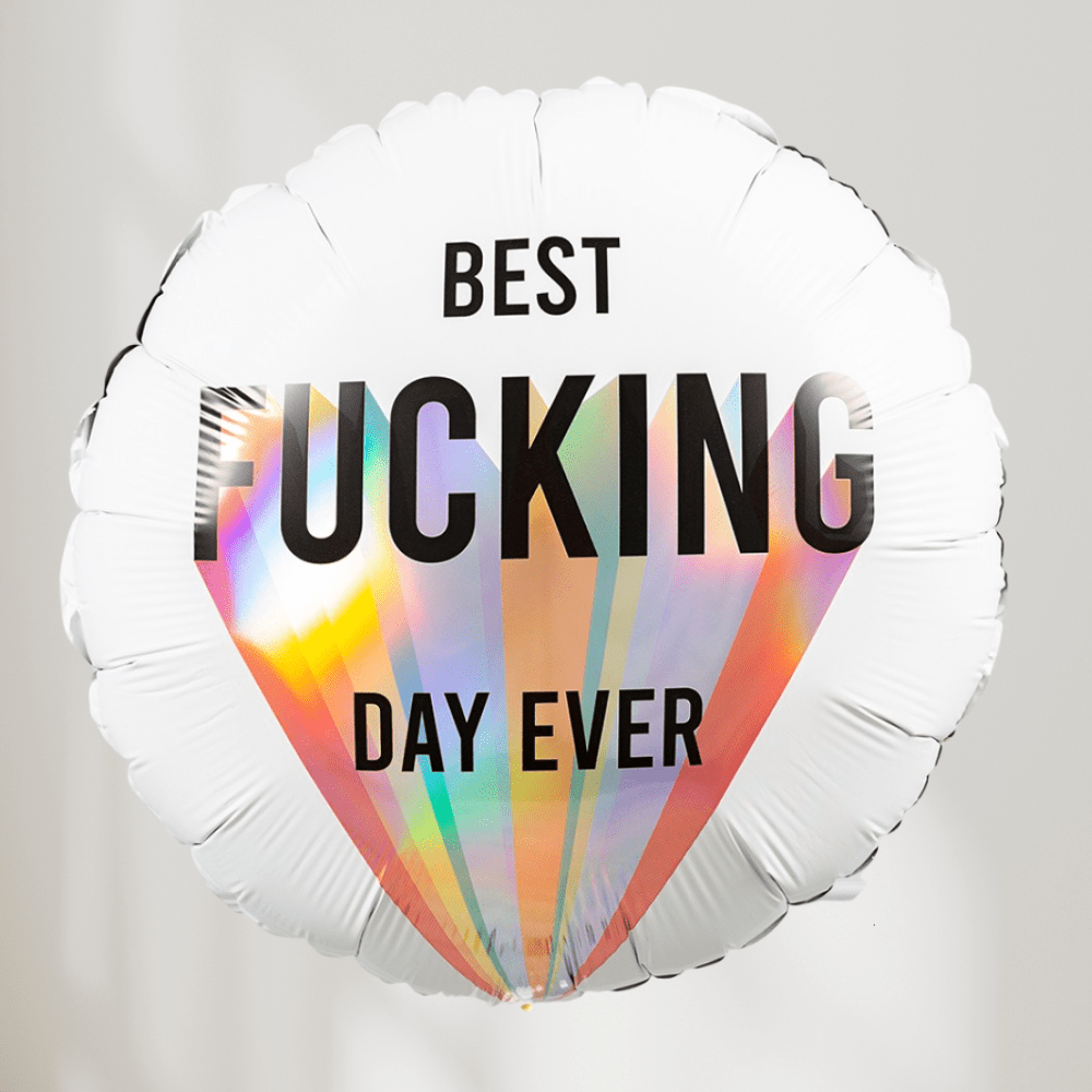 Best F*cking Day Ever Ballong - Ballonglevering.no