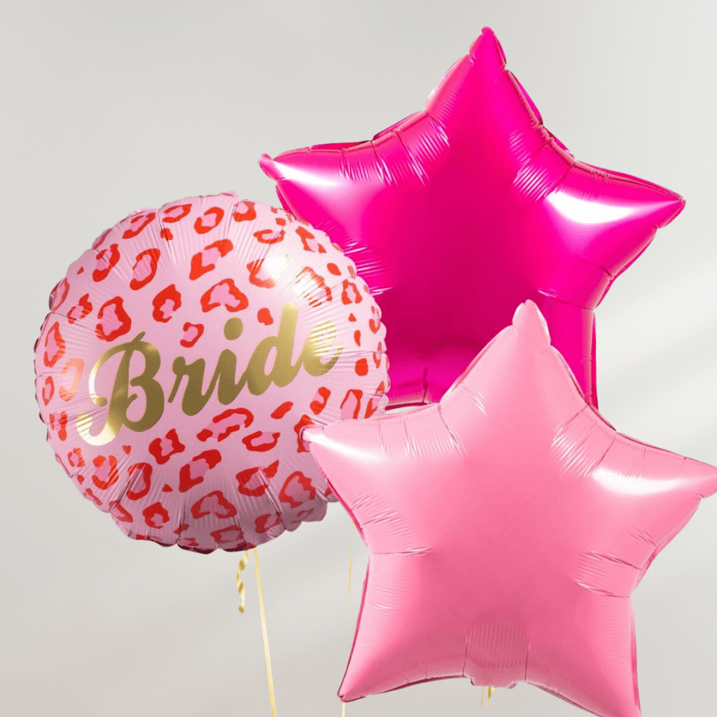 Bride Leopard Stjerne Ballongbukett - Ballonglevering.no
