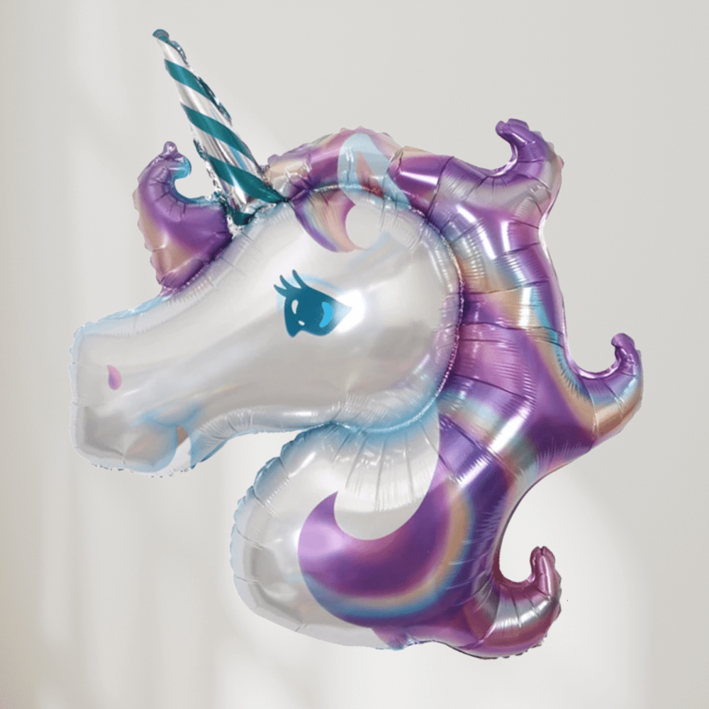 Enhjørning Lilla Ballong - Ballonglevering.no