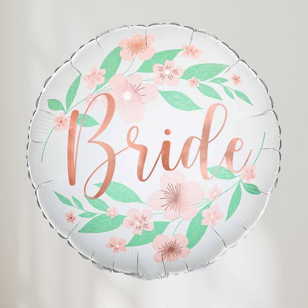 Floral Bride Ballong - Ballonglevering.no