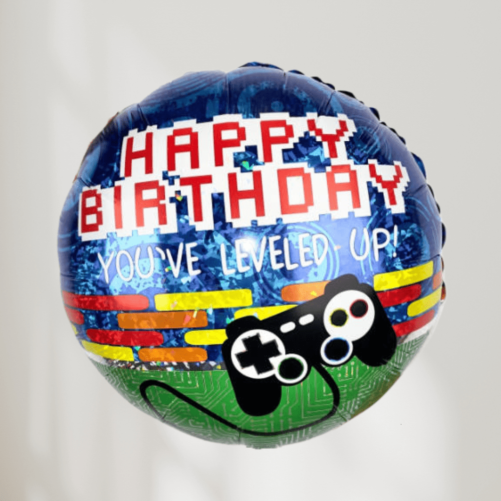 Gaming Level Up Folieballong - Ballonglevering.no
