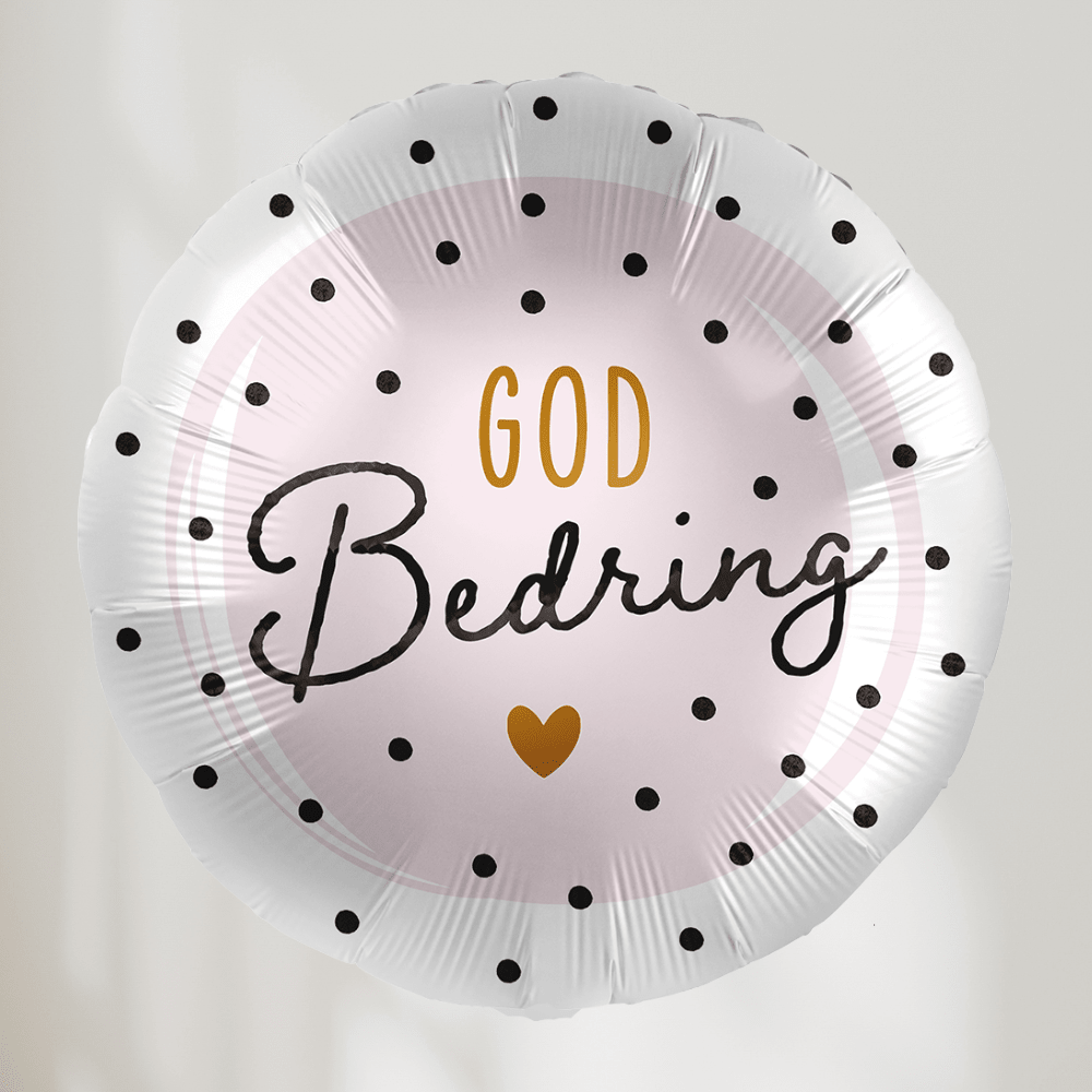 God Bedring Rosa Dots Ballong - Ballonglevering.no