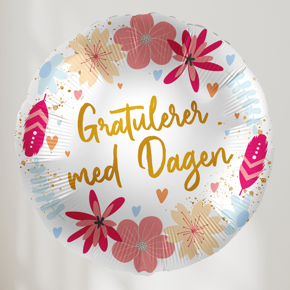Gratulerer Med Dagen Ballong - Ballonglevering.no
