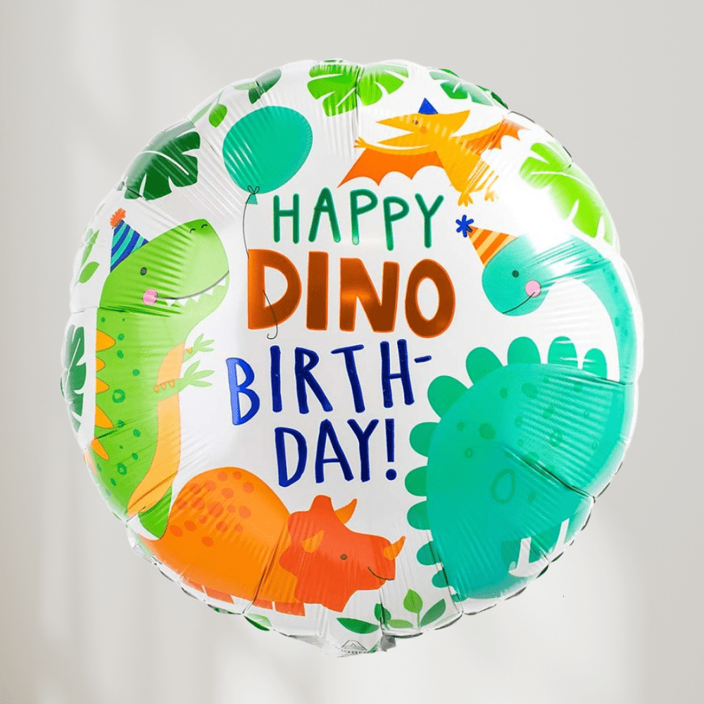 Happy Dino Birthday Ballong - Ballonglevering.no